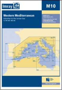 Imray M10 mapa Západní Středomoří