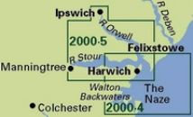 Imray 2000.4 Harwich Approaches and Walton Backwaters