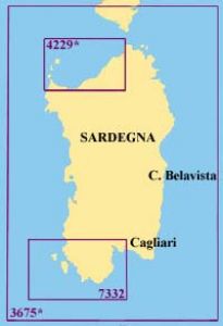 Shom Carte générale de l'île de Sardaigne