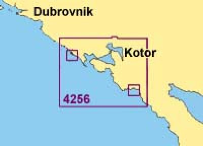 Shom Bouches de Cattaro (Kotor) et côtes environnantes