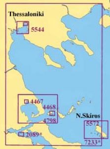 Shom Cote Est de Grece - Baie et port de Thessalonique (Salonique)