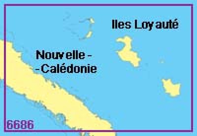Shom Nouvelle-Calédonie (partie Sud-Est) - Iles Loyauté
