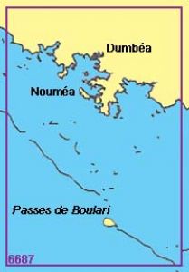 Shom Abords de Nouméa - Passes de Boulari et de Dumbéa