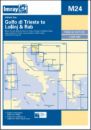 Imray M24 mapa Jaderské moře: Golfo di Trieste to Losinj and Rab